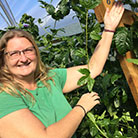 Graduate Christine Herbert has is developing her own passionfruit orchard