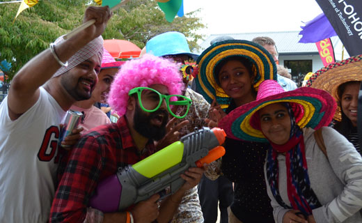 Students at Orientation Week