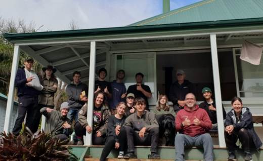 Conservation Rangers on Great Barrier Island.