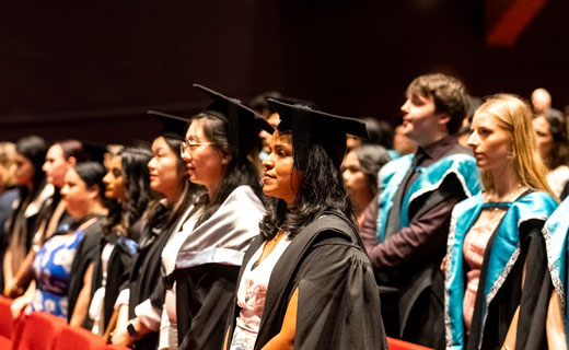 Toi Ohomai graduands during ceremony