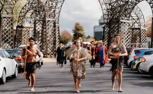 The Graduation Parade in Rotorua.